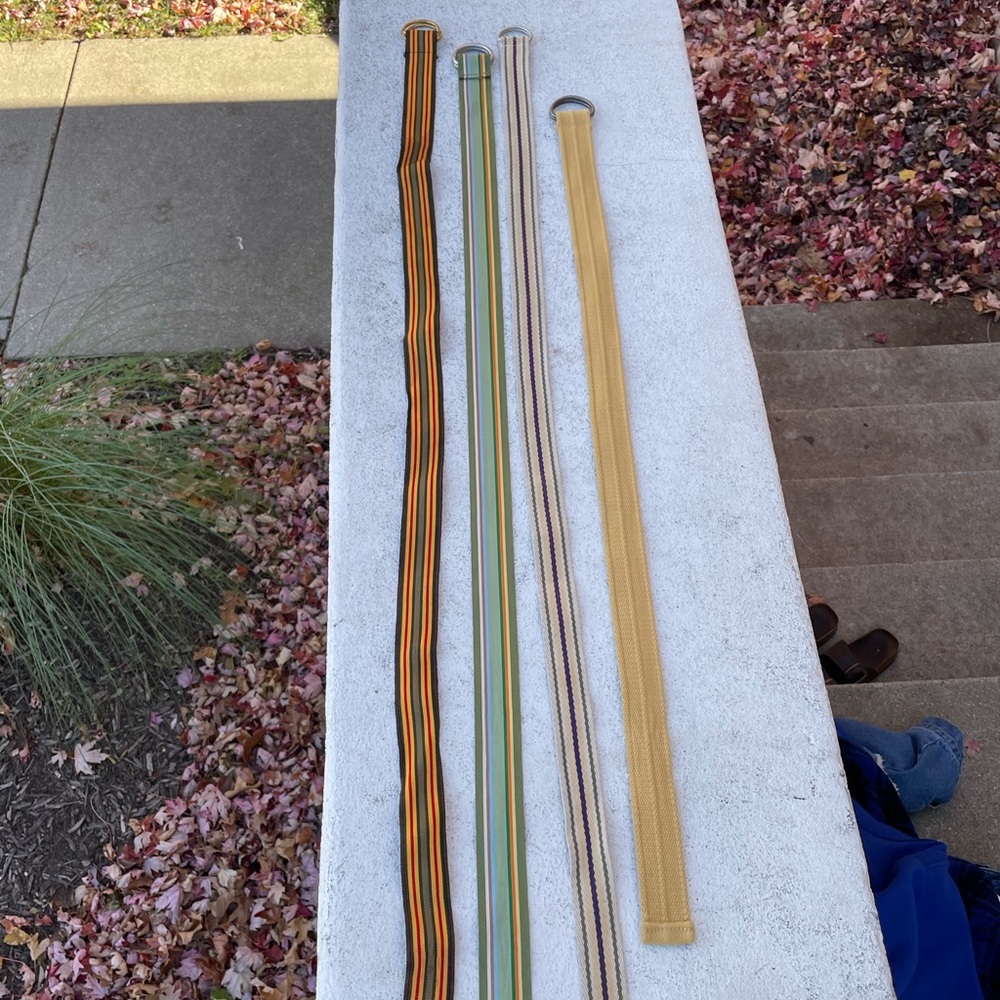 Colorful belts